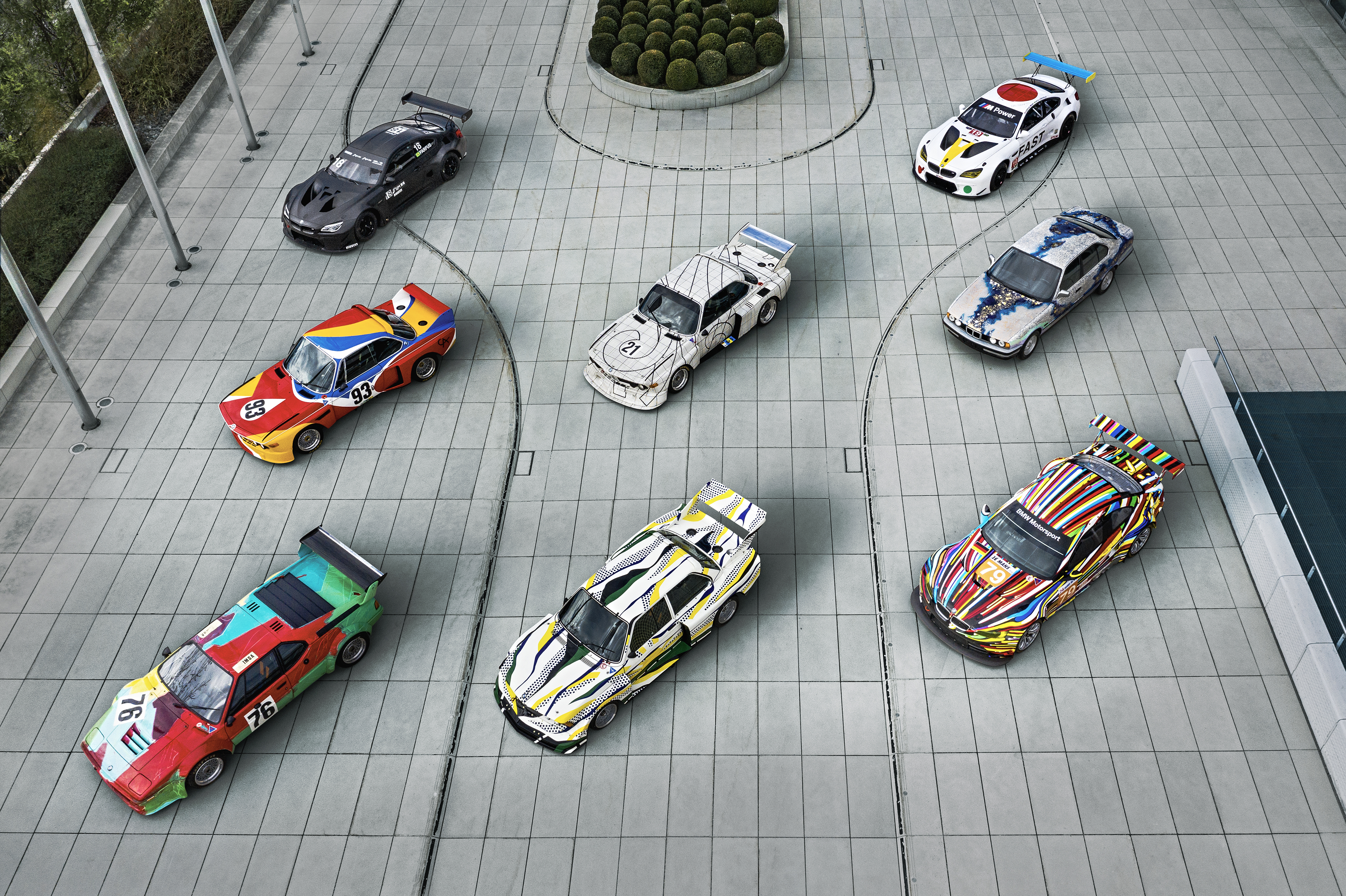BMW Art Car Collection in front of BMW Headquarters, Munich. (02/2025)